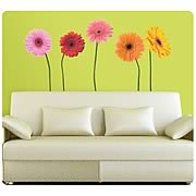 Gerber Daisies Peel and Stick Wall Appliques